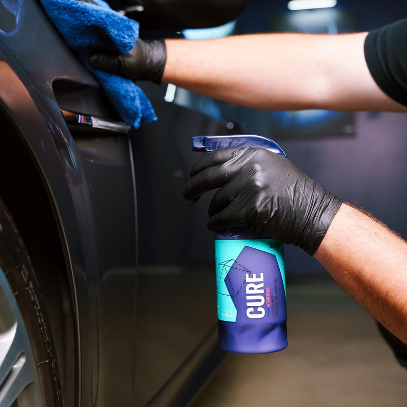 Gyeon Cure Redefined Hydrophobic Ceramic Spray Sealant Paint Gloss Protection Maintenance Spray for Car Glass Wheels Trim Shiny Surface Repel Water Enhance Beading Finish - Image 4